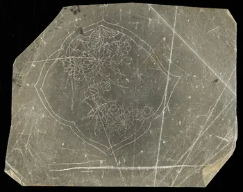 dessin Poncif à motif végétal 1980.28.708.92 Photo