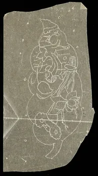 dessin Poncif à motif végétal 1980.28.708.93 Photo