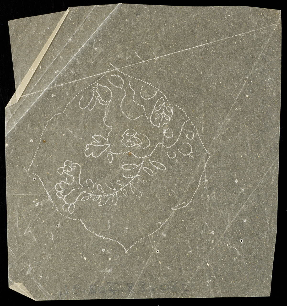 dessin Poncif à motif végétal 1980.28.708.94 Photo