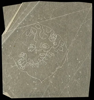 dessin Poncif à motif végétal 1980.28.708.94 Photo