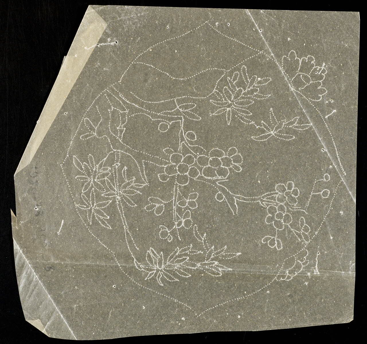 dessin Poncif à motif végétal 1980.28.708.98 Photo