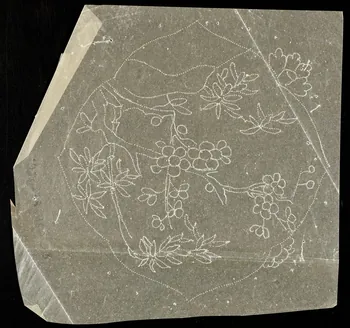 dessin Poncif à motif végétal 1980.28.708.98 Photo