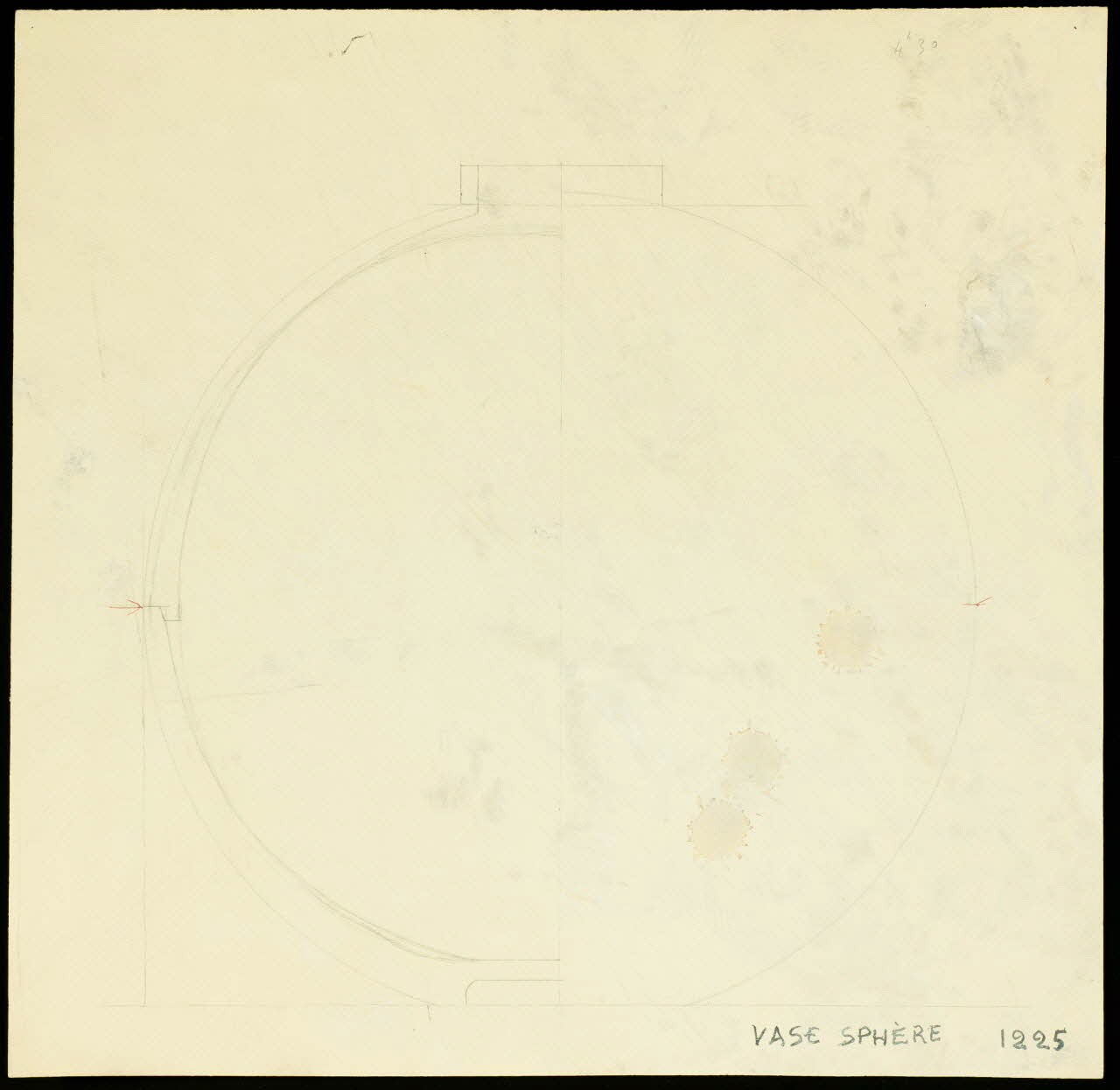 dessin VASE SPHERE 1980.28.714.11 Photo