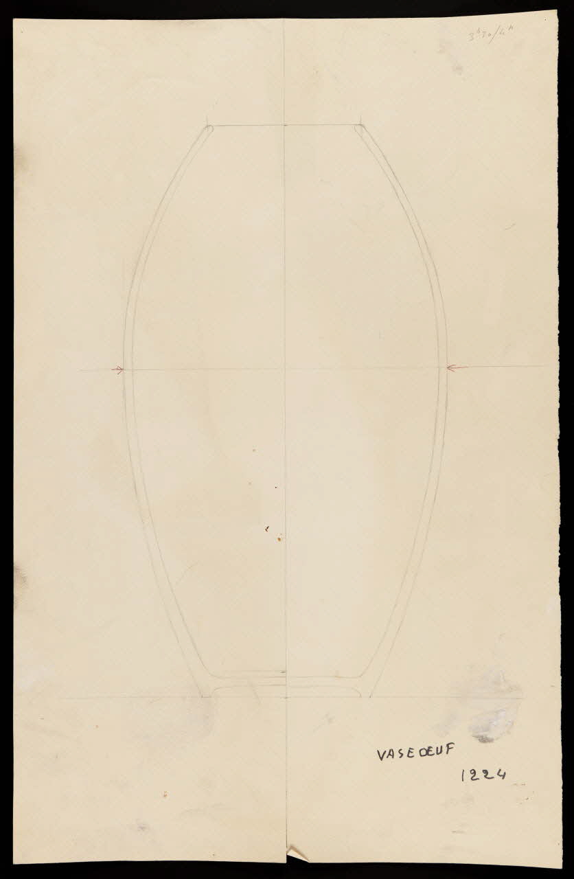 dessin VASE OEUF 1980.28.714.13 Photo