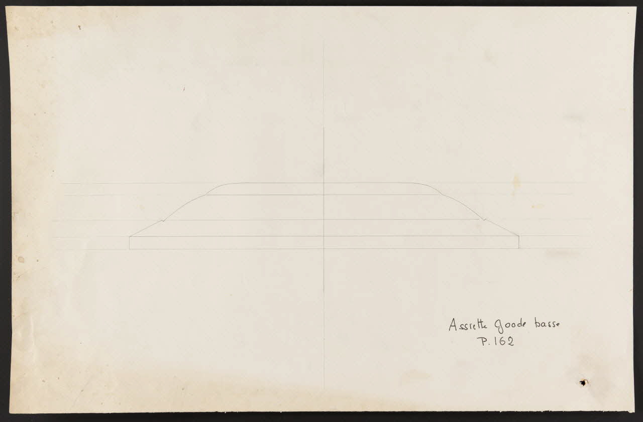 dessin Assiette Goode basse 1980.28.714.6 Photo