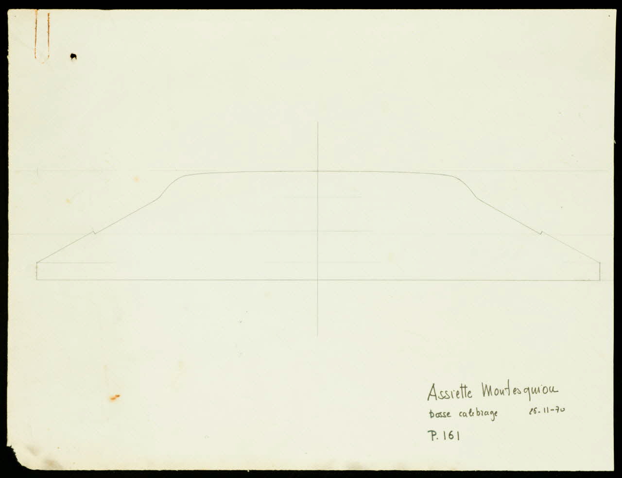 dessin Assiette Montesquiou 1980.28.714.9 Photo
