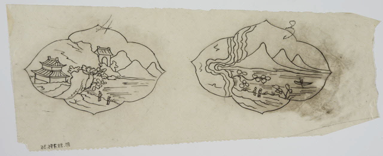 dessin Paysages asiatiques 1980.28.715.35  Photo
