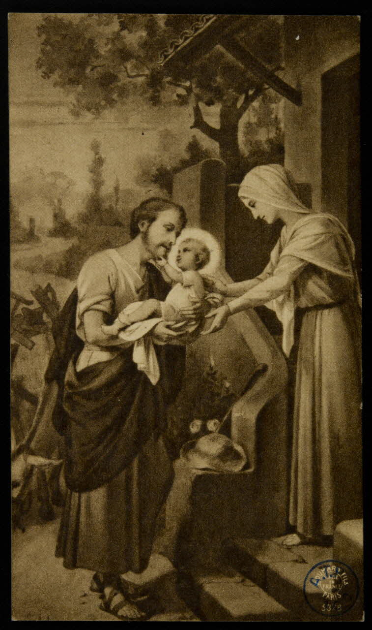 image pieuse Sainte famille 1980.31.104 Photo