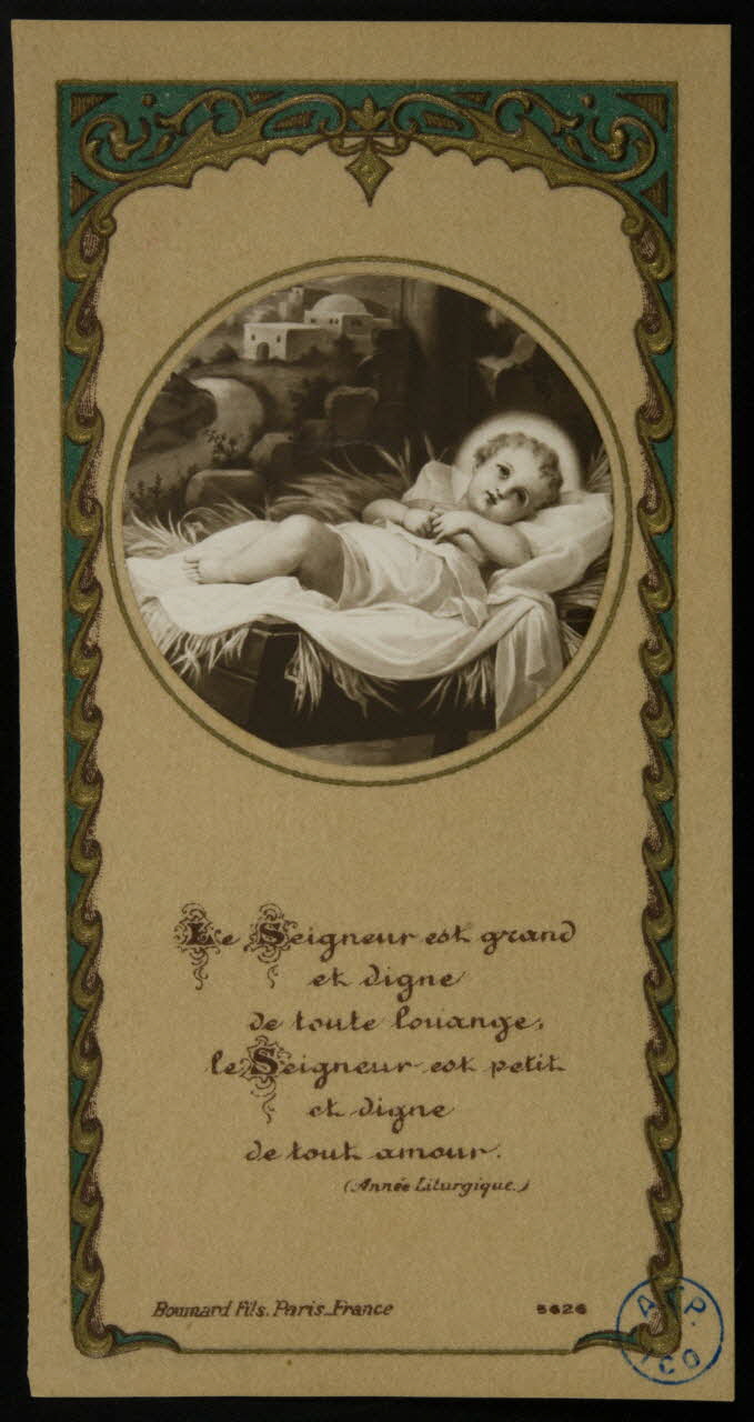 image pieuse L'enfant Jésus 1980.31.105 Photo