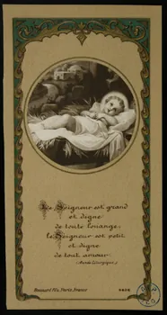 image pieuse L'enfant Jésus 1980.31.105 Photo