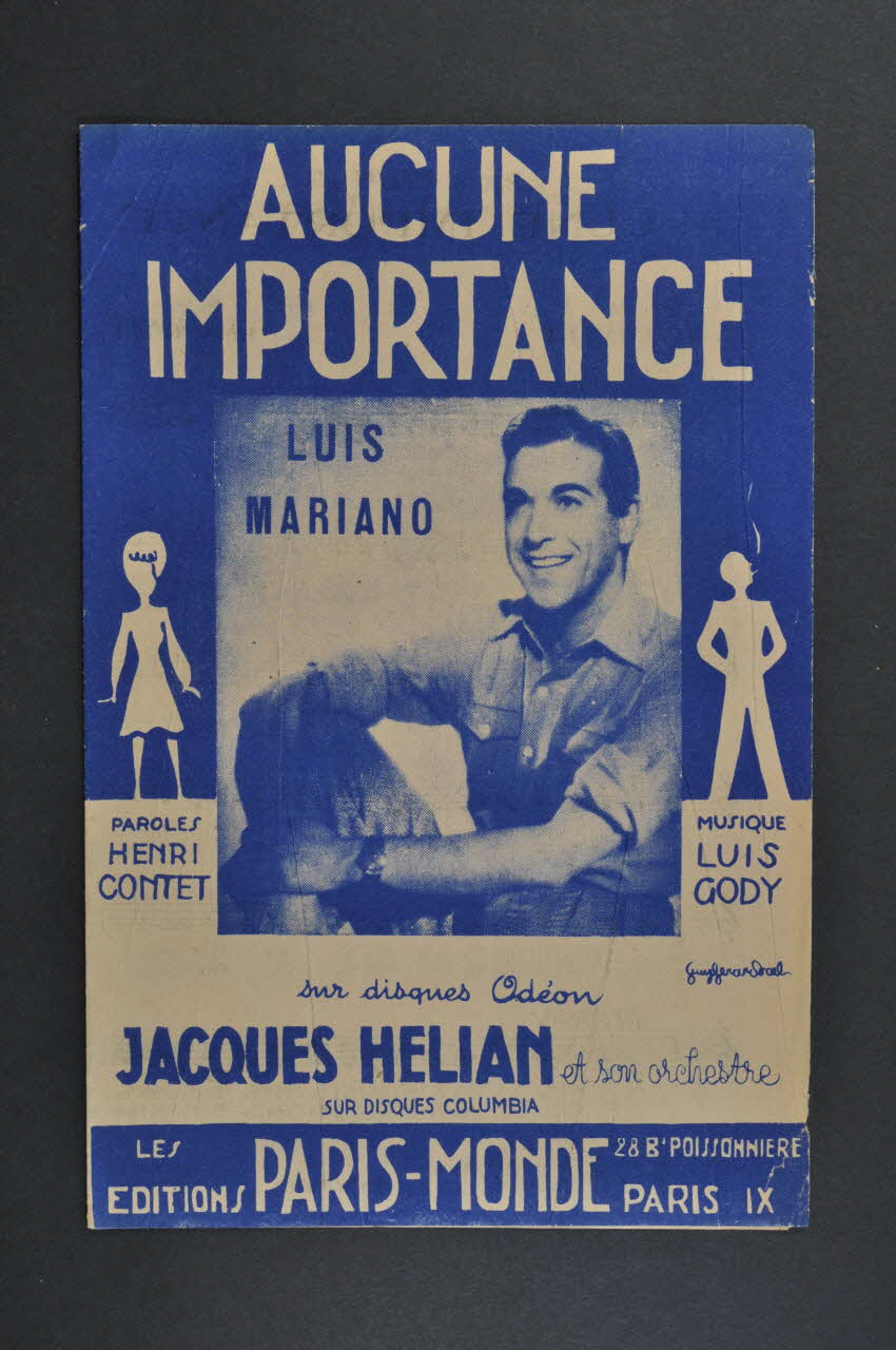 chanson petit format 1969.88.10 Photo Mucem