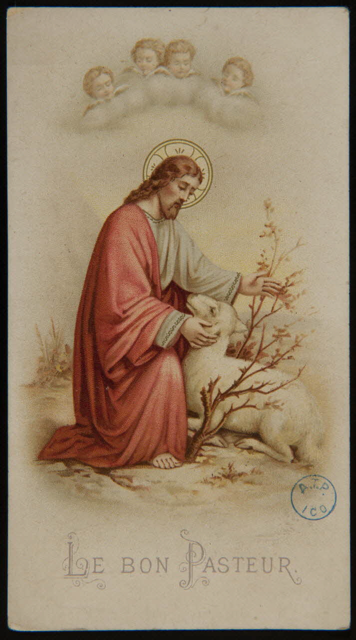 image pieuse LE BON PASTEUR. 1980.31.131 Photo