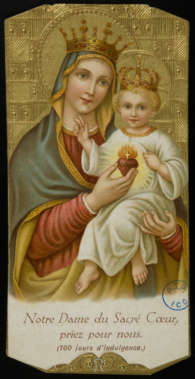 image pieuse Notre Dame du Sacré Coeur, 1931 1980.31.137 Photo
