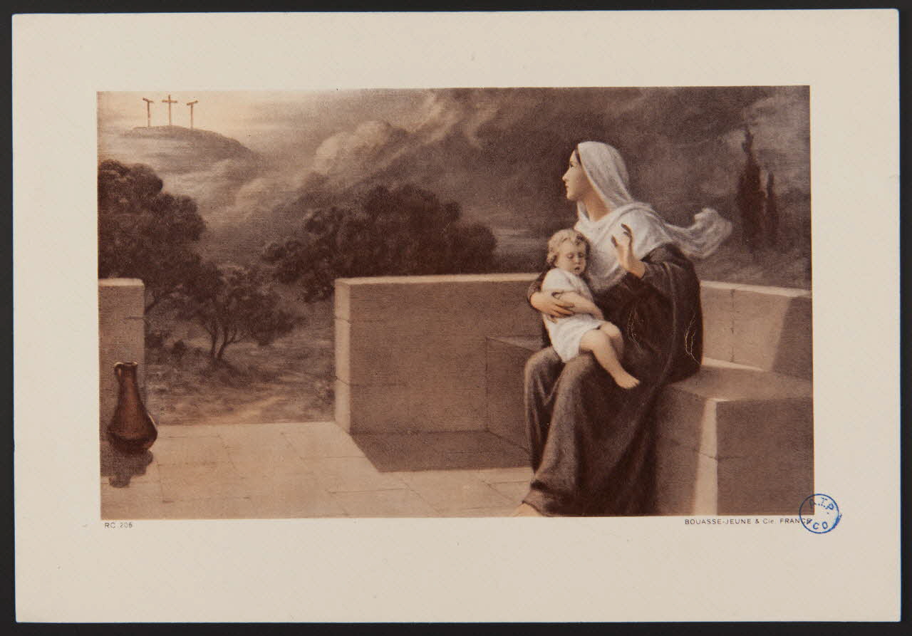 estampe La Vierge Marie et l'enfant Jésus 1980.31.145 Photo