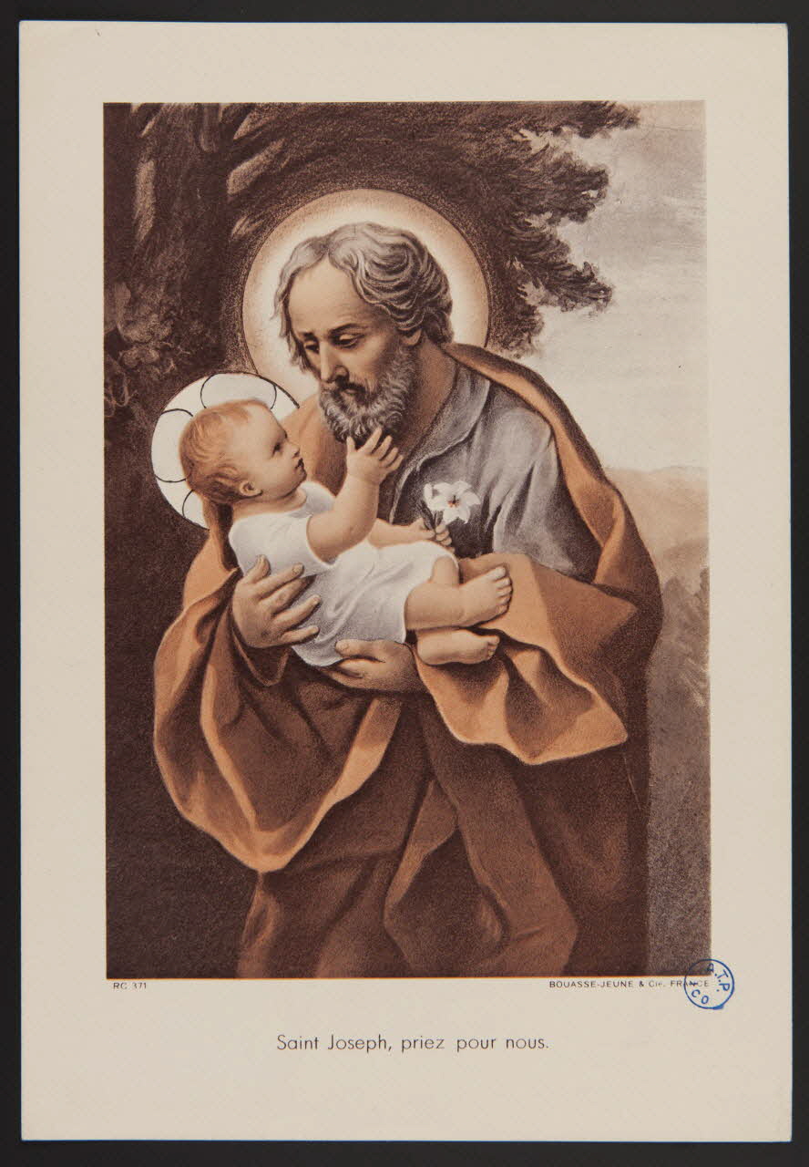 estampe Saint Joseph, priez pour nous. 1980.31.147 Photo