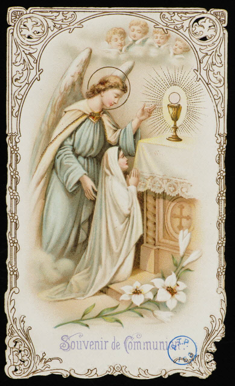 image pieuse Souvenir de Communion. 1917 1980.31.41 Photo