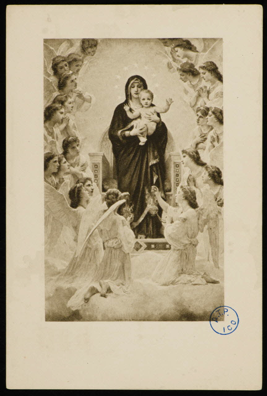 image pieuse Vierge à l'enfant 1923 1980.31.49 Photo