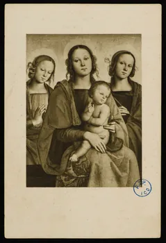 Lemoine image pieuse Vierge à l'enfant Nantes 1923 1980.31.51  Photo