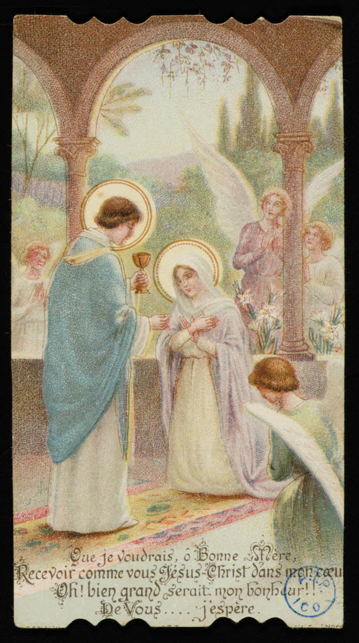 image pieuse Eucharistie 1928 1980.31.54 Photo