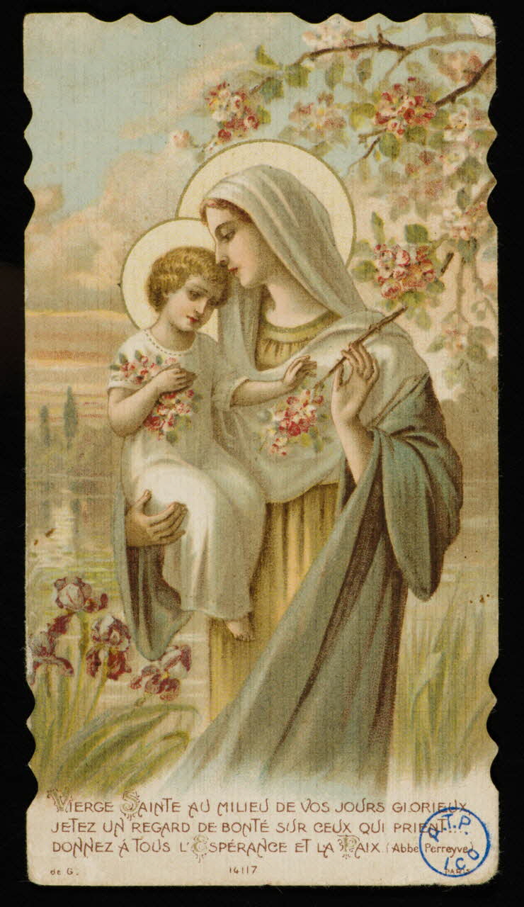 image pieuse Vierge à l'enfant 1931 1980.31.56 Photo