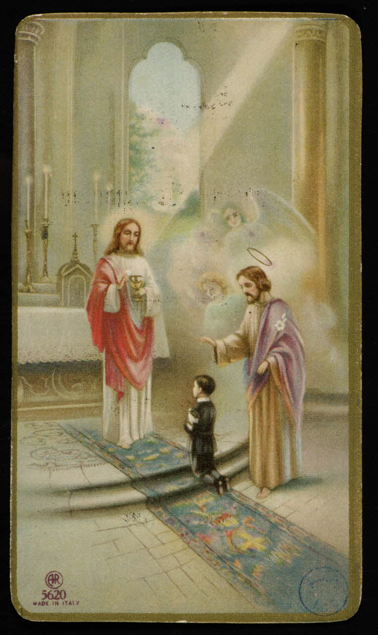 image pieuse Eucharistie Italie 1932 1980.31.57 Photo