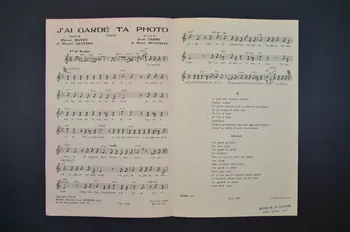 René Denoncin ; Jack Ledru ; Pierre Havet ; Pierre Guitton ; Tino Rossi ; Lina Margy ; Guy Marly ; Paul Beuscher, Editions chanson petit format 1952 1969.88.100 Photo Mucem