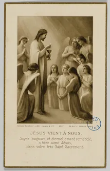 Bouasse-Lebel image pieuse JESUS VIENT A NOUS. Paris 1937 1980.31.60 Photo