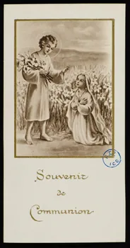 image pieuse Souvenir  de  Communion 1940 1980.31.61 Photo