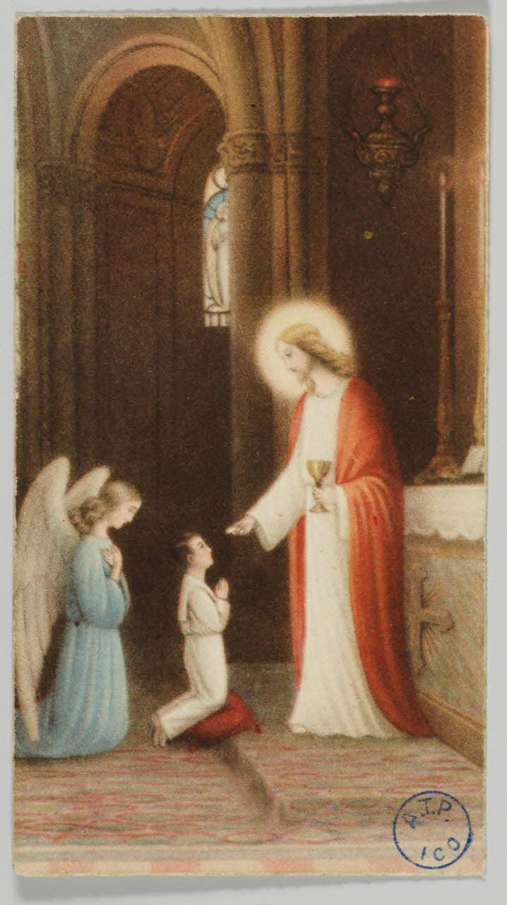 image pieuse Eucharistie 1942 1980.31.62 Photo