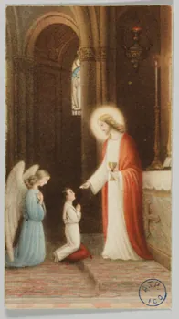 image pieuse Eucharistie 1942 1980.31.62 Photo