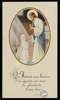 image pieuse Eucharistie 1944 1980.31.63 Photo