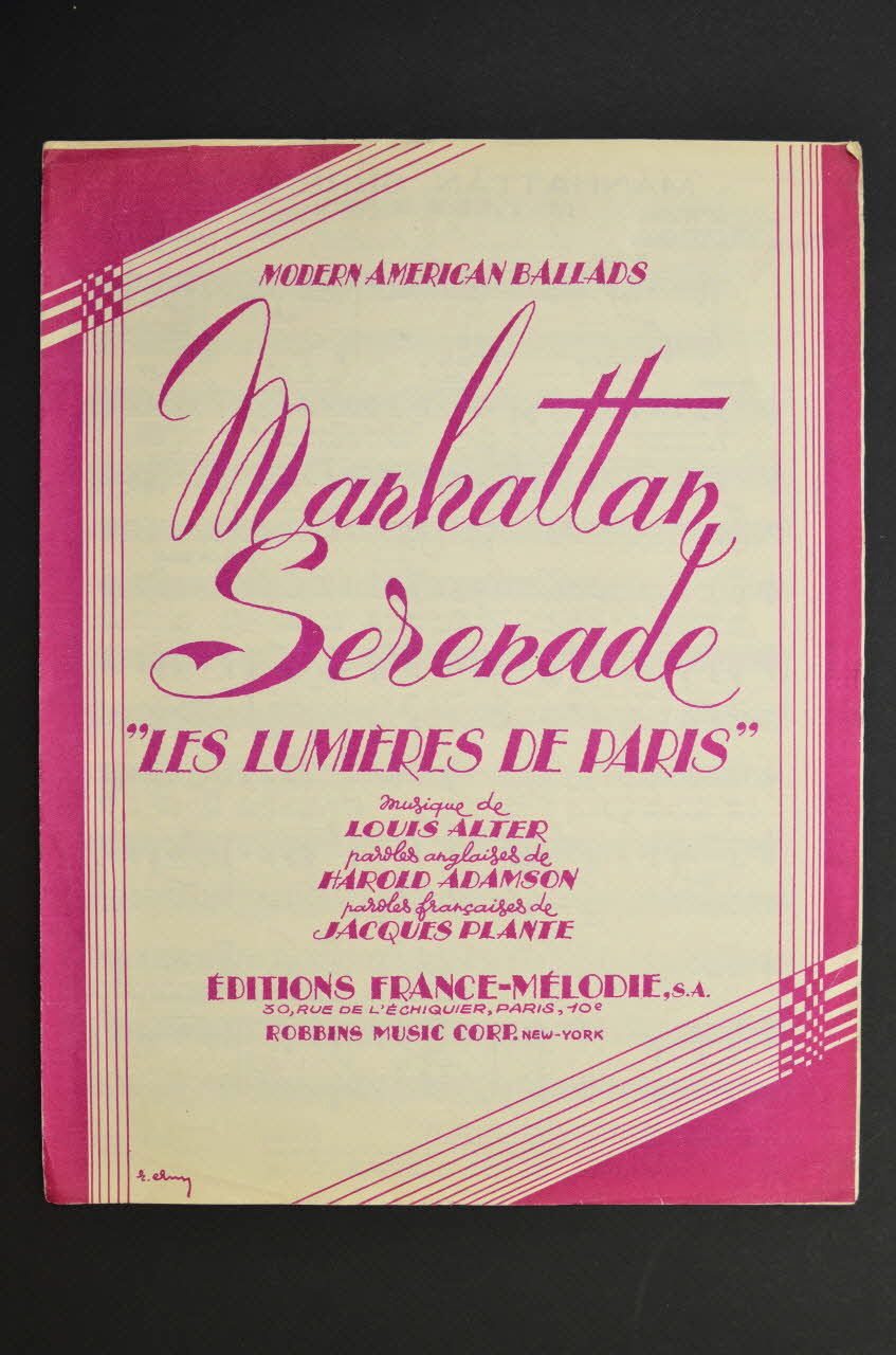 chanson petit format 1969.88.1000 Photo Mucem