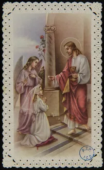 image pieuse Souvenir de communion 1961 1980.31.79  Photo