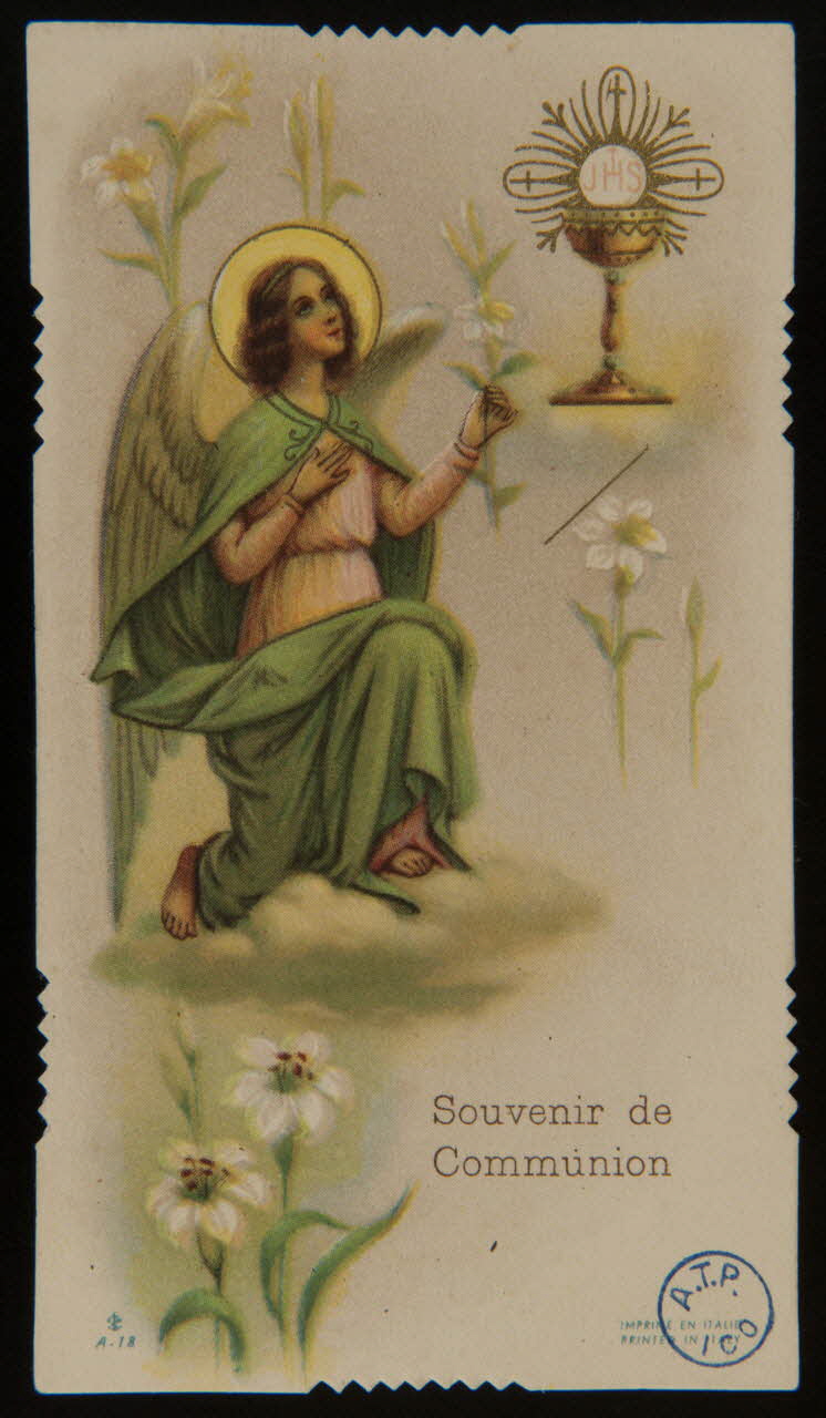 image pieuse Souvenir de  Communion 1980.31.84 Photo