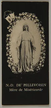 image pieuse N.-D. DE PELLEVOISIN  Mère de Miséricorde 1980.31.87 Photo