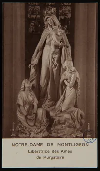 image pieuse NOTRE-DAME DE MONTLIGEON  Libératrice des Ames  du Purgatoire 1980.31.89 Photo