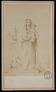 image pieuse Vierge à l'Enfant 1872 1980.31.90  Photo