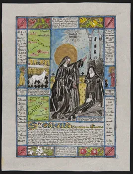 livre d'heures Ste COLETTE. Réformatrice des Clarisses. 1980.37.1 Photo