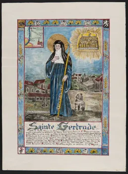 Coincy-Saint-Palais livre d'heures Sainte Gertrude 1950 1980.37.10 Photo