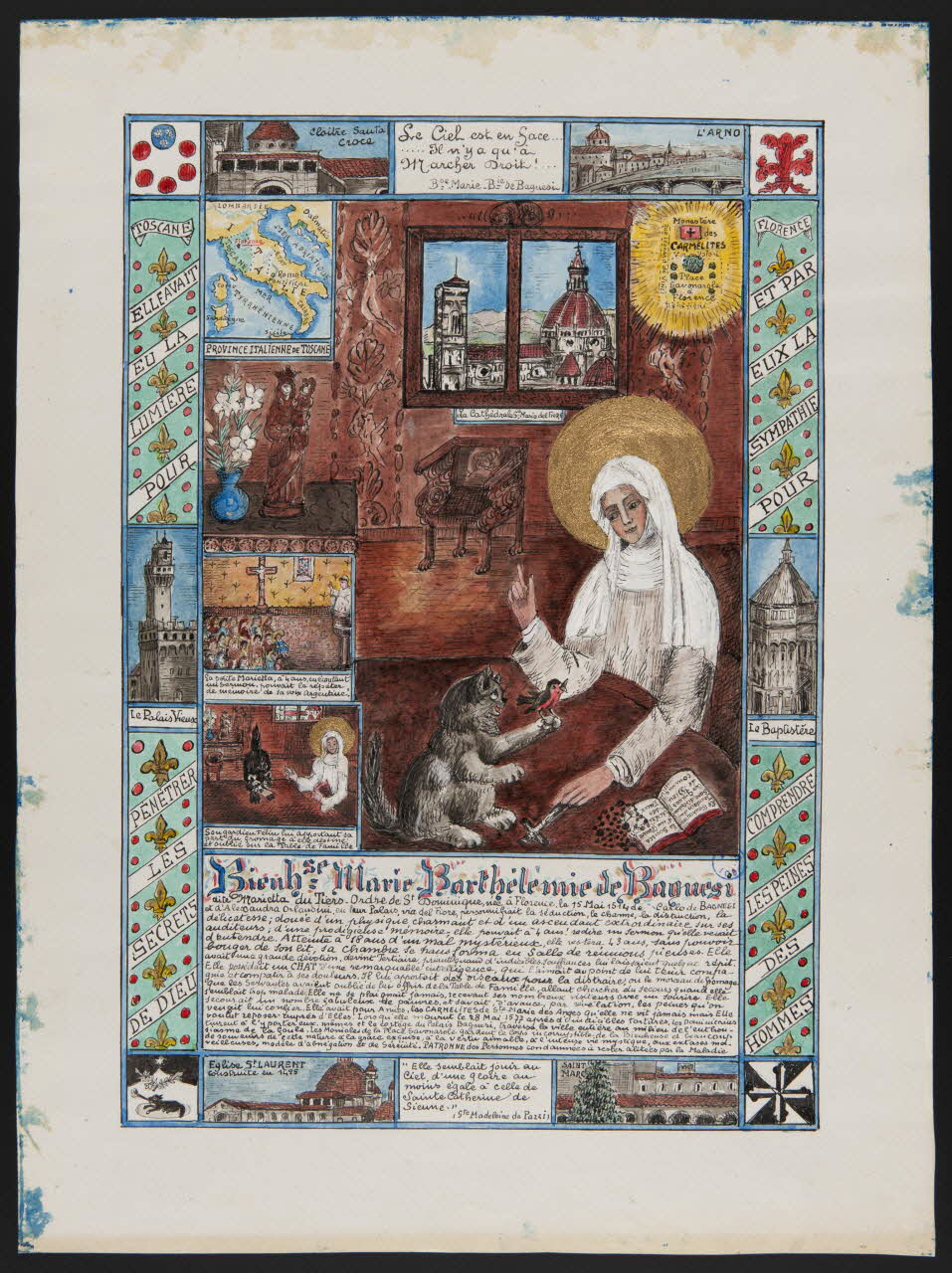 livre d'heures Bienhse Marie Barthélémie de Baguesi 1980.37.12 Photo