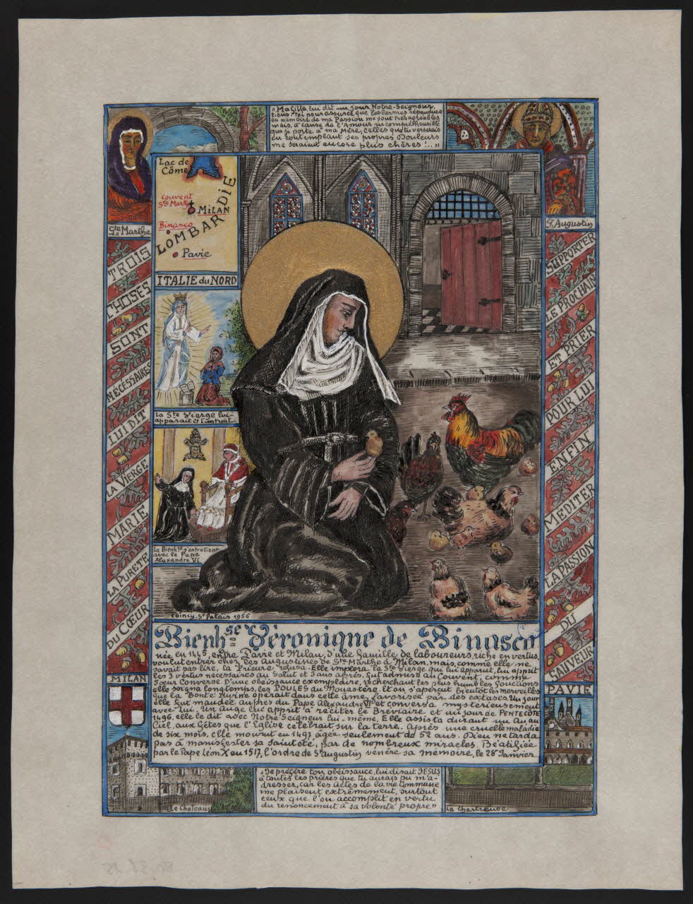 Coincy-Saint-Palais livre d'heures Bienhse Véronique de Binasco 1956 1980.37.15 Photo