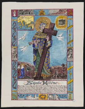 Coincy-Saint-Palais livre d'heures Sainte Hélène 1950 1980.37.3  Photo