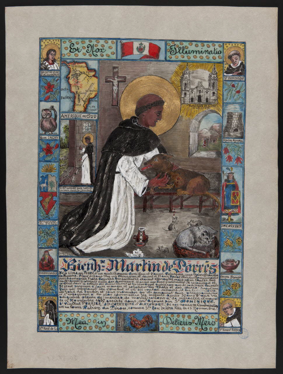 Coincy-Saint-Palais livre d'heures Bienhx Martin de Porres 1955 1980.37.31 Photo