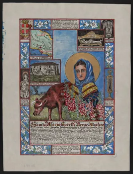 Coincy-Saint-Palais livre d'heures Sainte Maria Goretti, Vierge Martyre 1956 1980.37.41 Photo