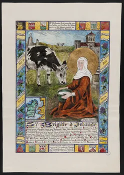Coincy-Saint-Palais livre d'heures Ste Brigitte d'Irlande 1952 1980.37.44 Photo