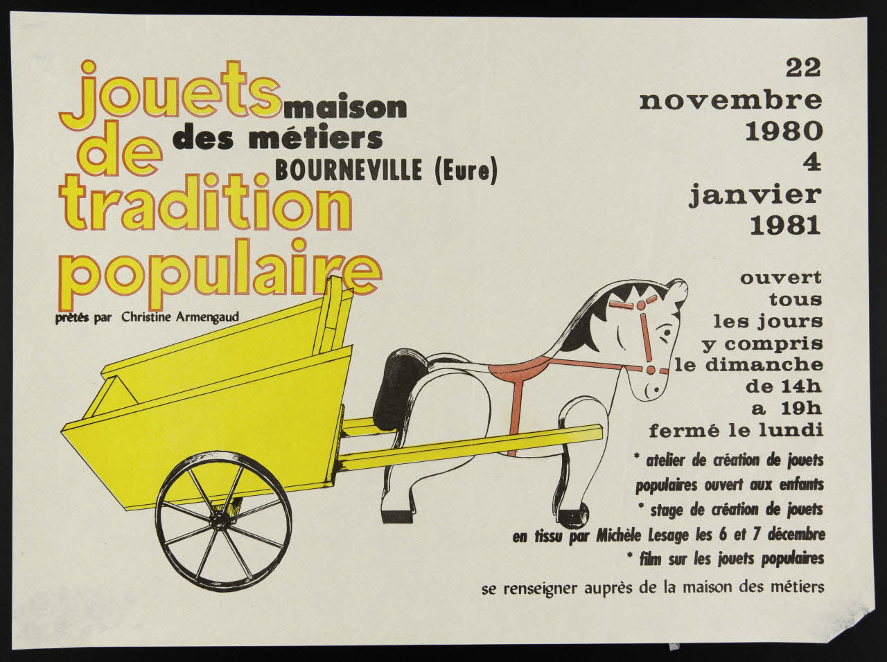 estampe jouets  de  tradition  populaire 1980.50.22  Photo