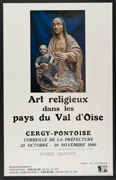 estampe Art religieux  dans les  pays du Val d'Oise  CERGY-PONTOISE 1980.50.26 Photo