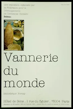 estampe Vannerie  du  monde 1980.50.27 Photo