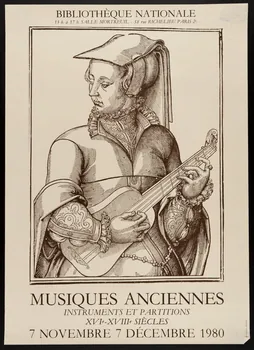 estampe MUSIQUES ANCIENNES  INSTRUMENTS ET PARTITIONS  XVIe - XVIIIe SIECLES 1980.50.50 Photo