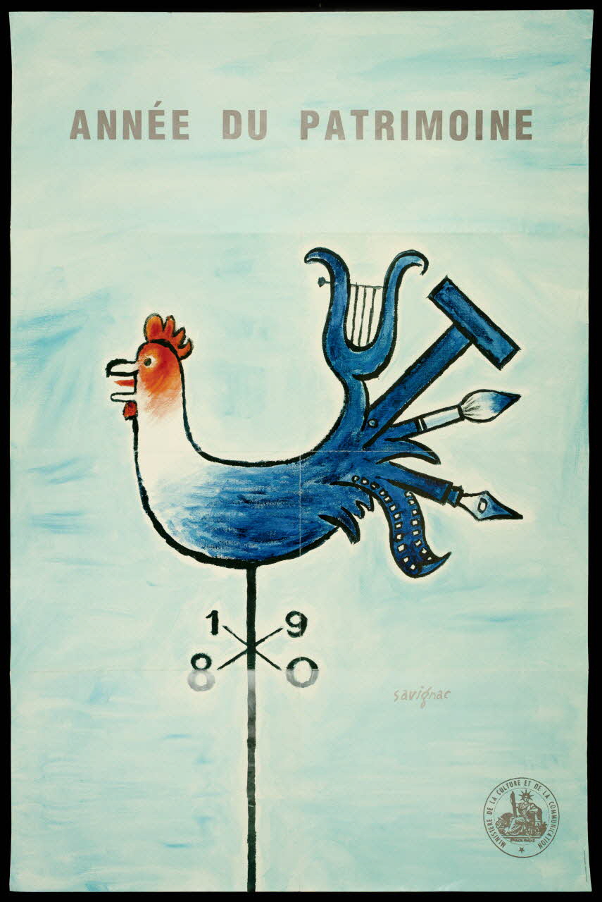 affiche ANNEE DU PATRIMOINE 1980.50.66 Photo